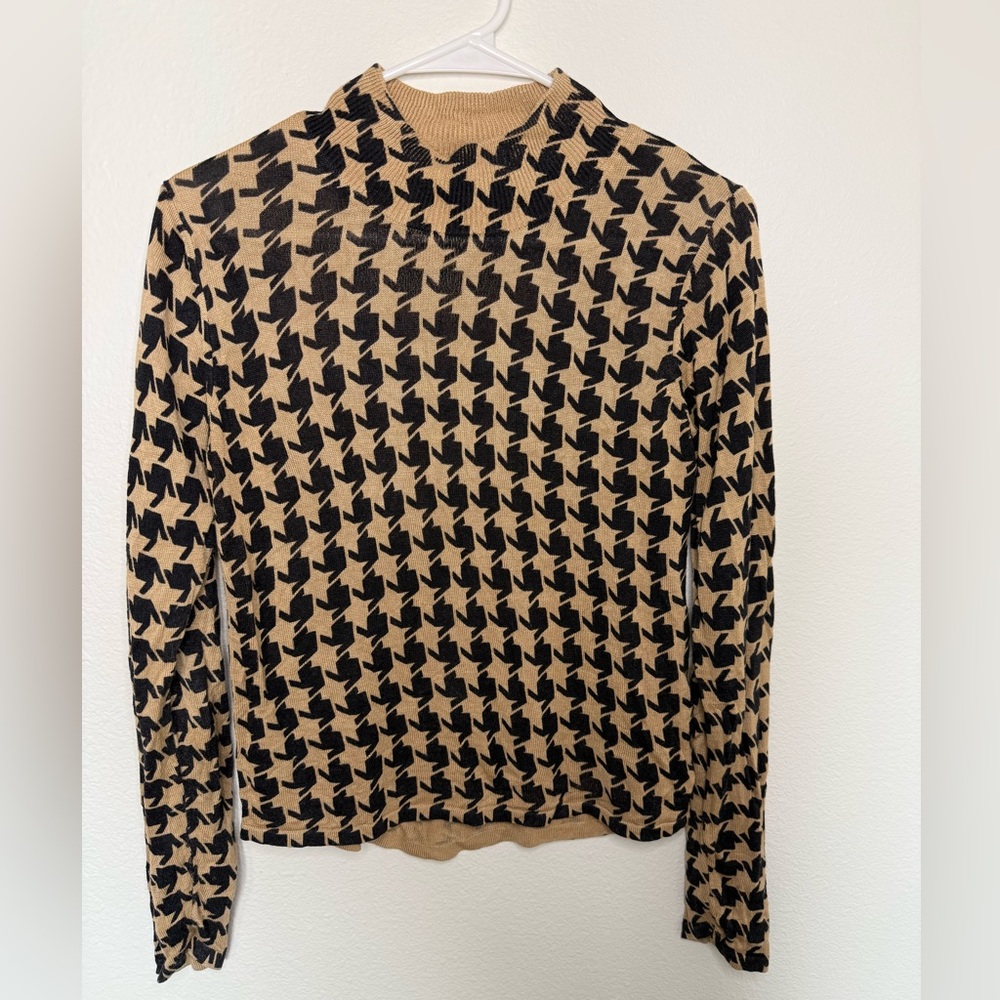 August Silk 100% silk mockneck sweater